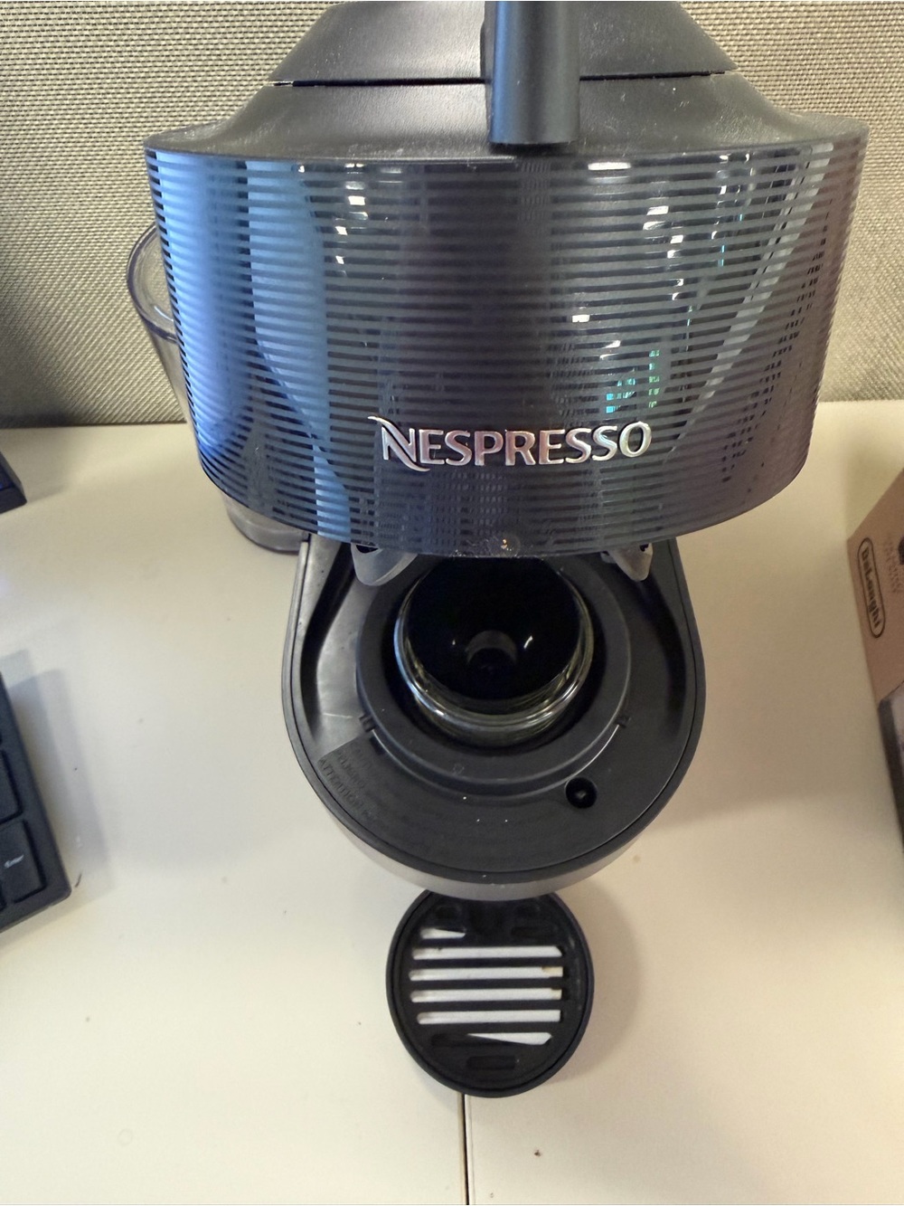 Nespresso Compact Single-Serve Coffee Machine in Black